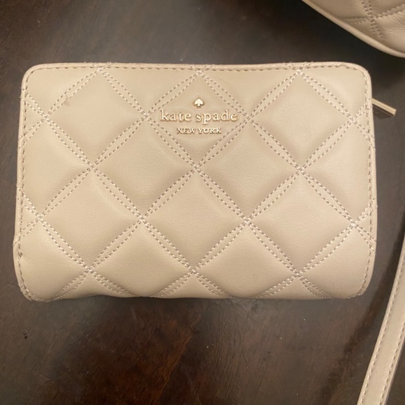 Kate Spade mini backpack and matching wallet. main image 5